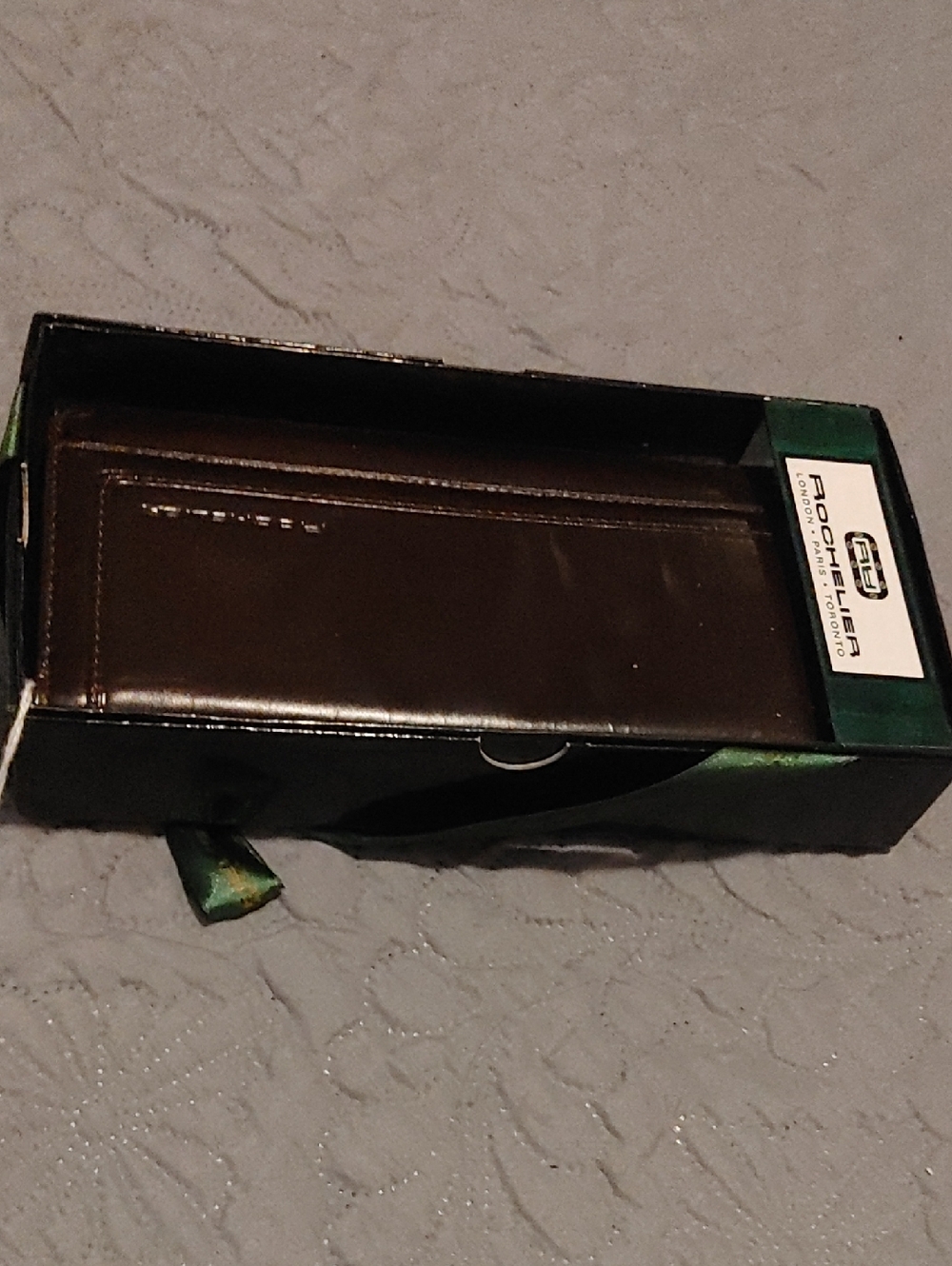 Rochelier Brown Leather Wallet